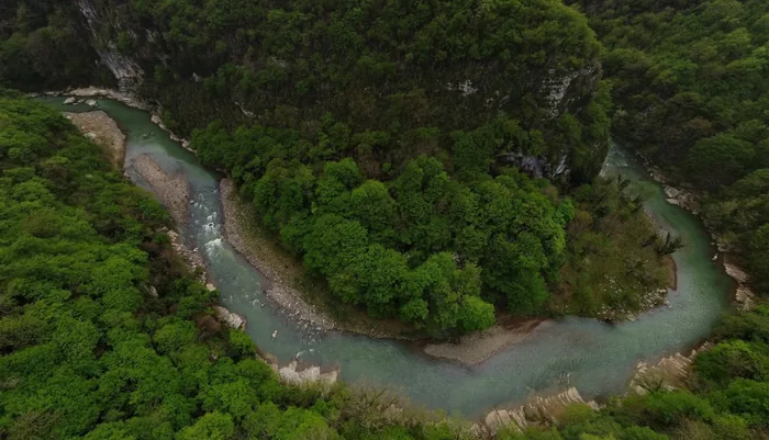 Панорама реки из Google